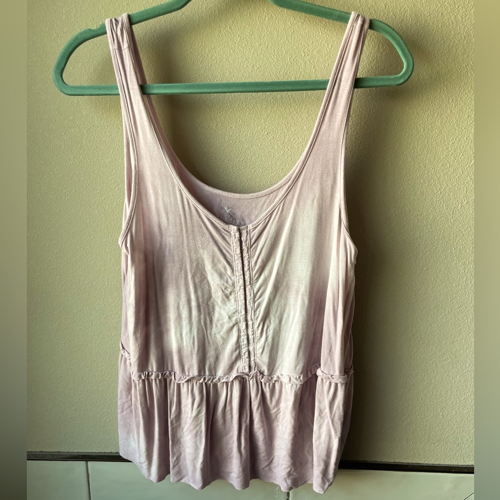 American Eagle soft & sexy. Peplum tank top. Size L